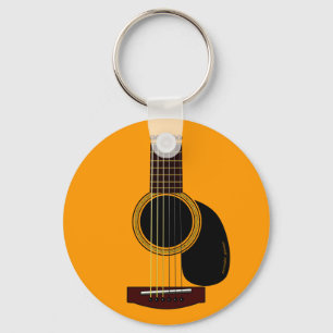 アコースティックギターのkeychain キーホルダー