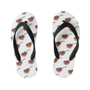 アコースティックギターアニメイラストレーション キッズビーチサンダル