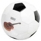 アコースティックギターアニメイラストレーション サッカーボール (3/4)