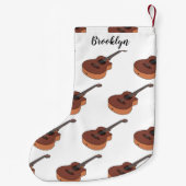 アコースティックギターアニメイラストレーション スモールクリスマスストッキング (裏面)