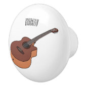 アコースティックギターアニメイラストレーション セラミックノブ (右)