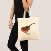 アコースティックギターアニメイラストレーション トートバッグ (正面(商品))