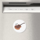 アコースティックギターアニメイラストレーション マグネット (インサイチュ (食洗機))