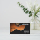 アコースティックギターインストラクター 名刺 (スタンド正面)