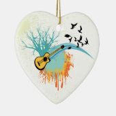 アコースティックギターカスタムオーナメント セラミックオーナメント (右)