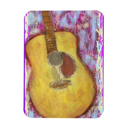 アコースティックギターカラー マグネット (縦)