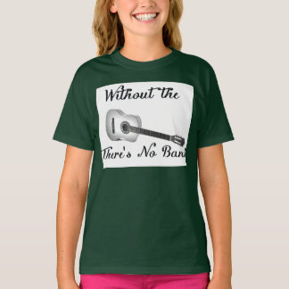 アコースティックギターガールズアメリカンアパレル3/4スリーブRa Tシャツ