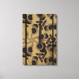 アコースティックギターキュービズム キャンバスプリント