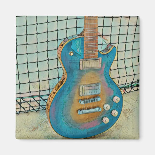 アコースティックギターギフト マグネット (正面)