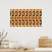 アコースティックギターコラージュポスタープリント ポスター (キッチン)