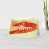 アコースティックギターサンキューカード サンキューカード (裏面)