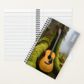 アコースティックギターソングライター霧の森音楽 ノートブック (内側)