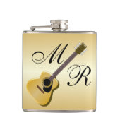 アコースティックギターデザイン フラスク (正面)