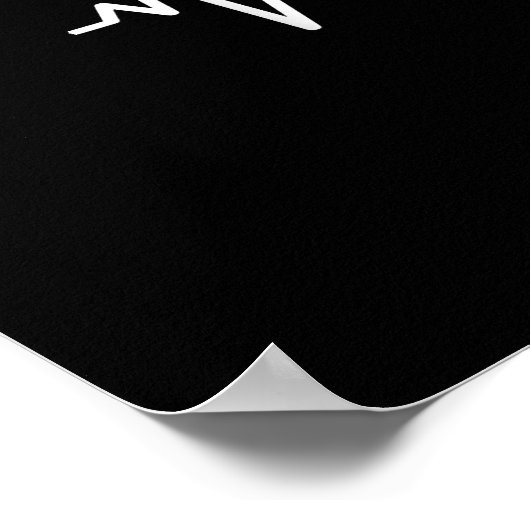 アコースティックギターハートビートギフト楽器ギタリス ポスター (角)