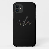 アコースティックギターハートビートクールデザインギフト Case-Mate iPhoneケース (裏面)