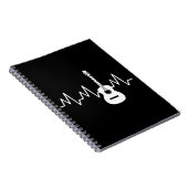 アコースティックギターハートビート ノートブック (右側)