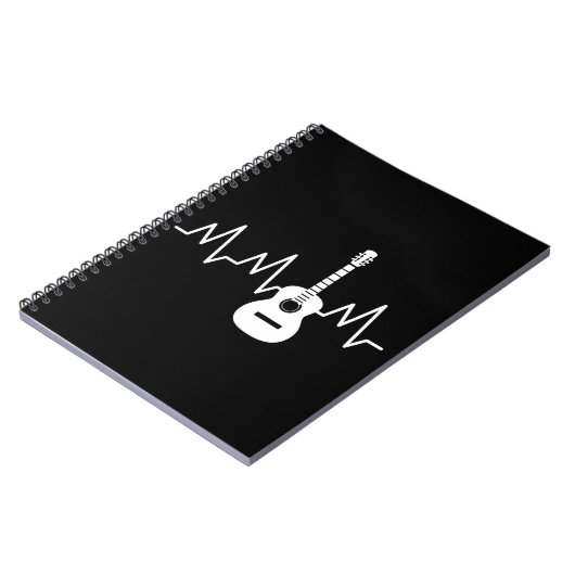 アコースティックギターハートビート ノートブック (左側)