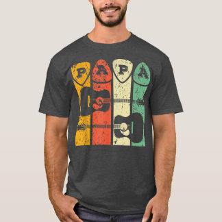 アコースティックギターパパおもしろいヴィンテージギター愛好家Fa Tシャツ