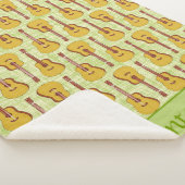 アコースティックギターパーソナライズされたシェルパブランケット シェルパブランケット (3/4)