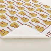 アコースティックギターパーソナライズされたシェルパブランケット シェルパブランケット (3/4)