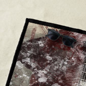 アコースティックギタービーチタオル ビーチタオル (インサイチュ)