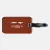 アコースティックギタープレイヤーギフト ラゲッジタグ (裏面横)