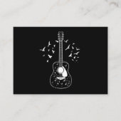 アコースティックギタープレーヤーバードミュージック先生ムシヤ 名刺 (正面)