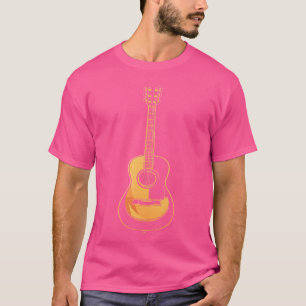 アコースティックギターベクトル Tシャツ