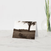 アコースティックギターポーズ カード (正面)