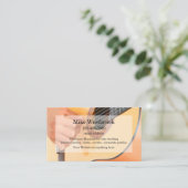 アコースティックギターミュージシャン芸人 名刺 (スタンド正面)