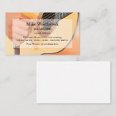 アコースティックギターミュージシャン芸人 名刺 (正面/裏面)