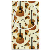 アコースティックギターミュージシャン音楽先生 スモールペーパーバッグ