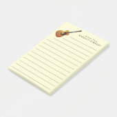 アコースティックギターミュージシャン音楽先生 ポストイット (アングル)