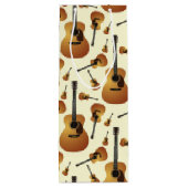 アコースティックギターミュージシャン音楽先生 ワインギフトバッグ (裏面)