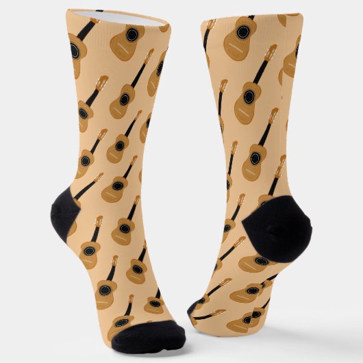 アコースティックギターミュージシャン ソックス (傾斜あり)