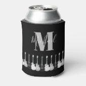 アコースティックギターモノクロアートモノグラム 缶クーラー (缶裏面)