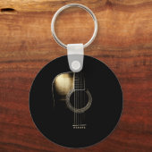 アコースティックギターライト キーホルダー (正面)