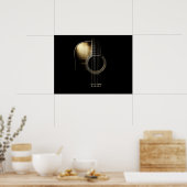 アコースティックギターライト ポスター (キッチン)