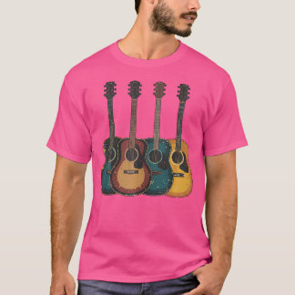 アコースティックギターリスト音楽バンドミュージシャン Tシャツ