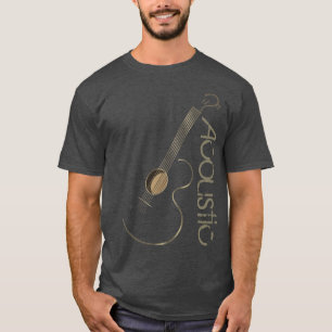 アコースティックギターロゴTシャツ Tシャツ