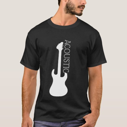 アコースティックギターロゴTシャツ Tシャツ (正面)