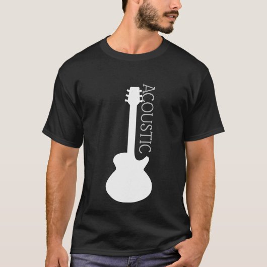 アコースティックギターロゴTシャツ Tシャツ (正面)