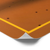 アコースティックギターワードと音楽アンバーID570 ポスター (角)