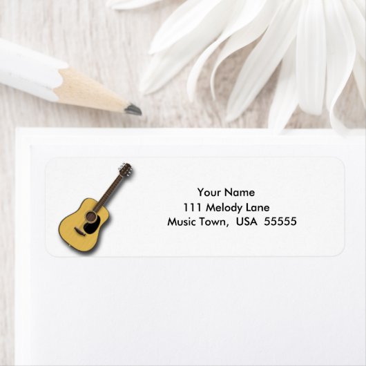 アコースティックギター住所 シール (インサイチュ)