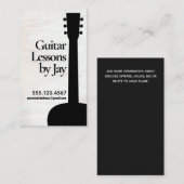アコースティックギター先生名刺 名刺 (正面/裏面)