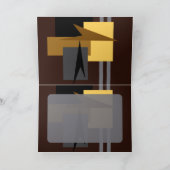 アコースティックギター写真、ハッピーバースデーブラザー カード (内部)