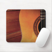 アコースティックギター木製音楽楽器アート マウスパッド (マウス)