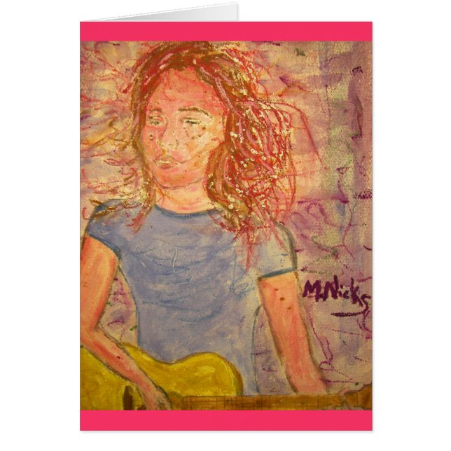 アコースティックギター砂スケッチ (正面)