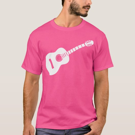 アコースティックギター素晴らしミュージシャン Tシャツ (正面)