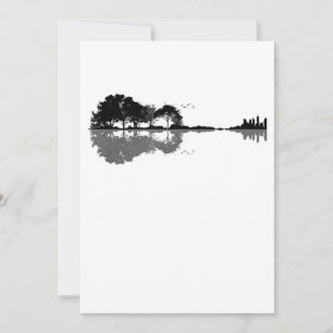 アコースティックギター自然Est Music Bassギタリスト サンキューカード